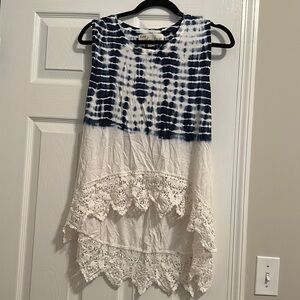 Vintage Havana high low sleeveless top